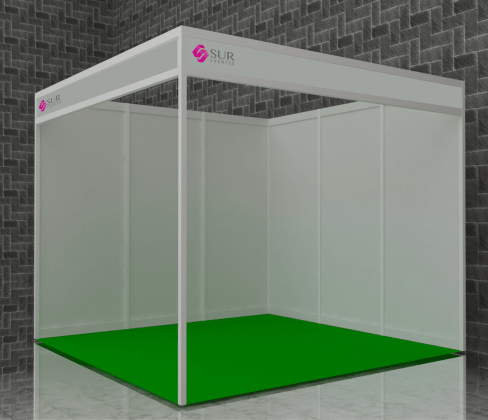 STAND 3.00X3.00 LATERAL ABIERTO_1 Stands for Fairs and Exhibitions