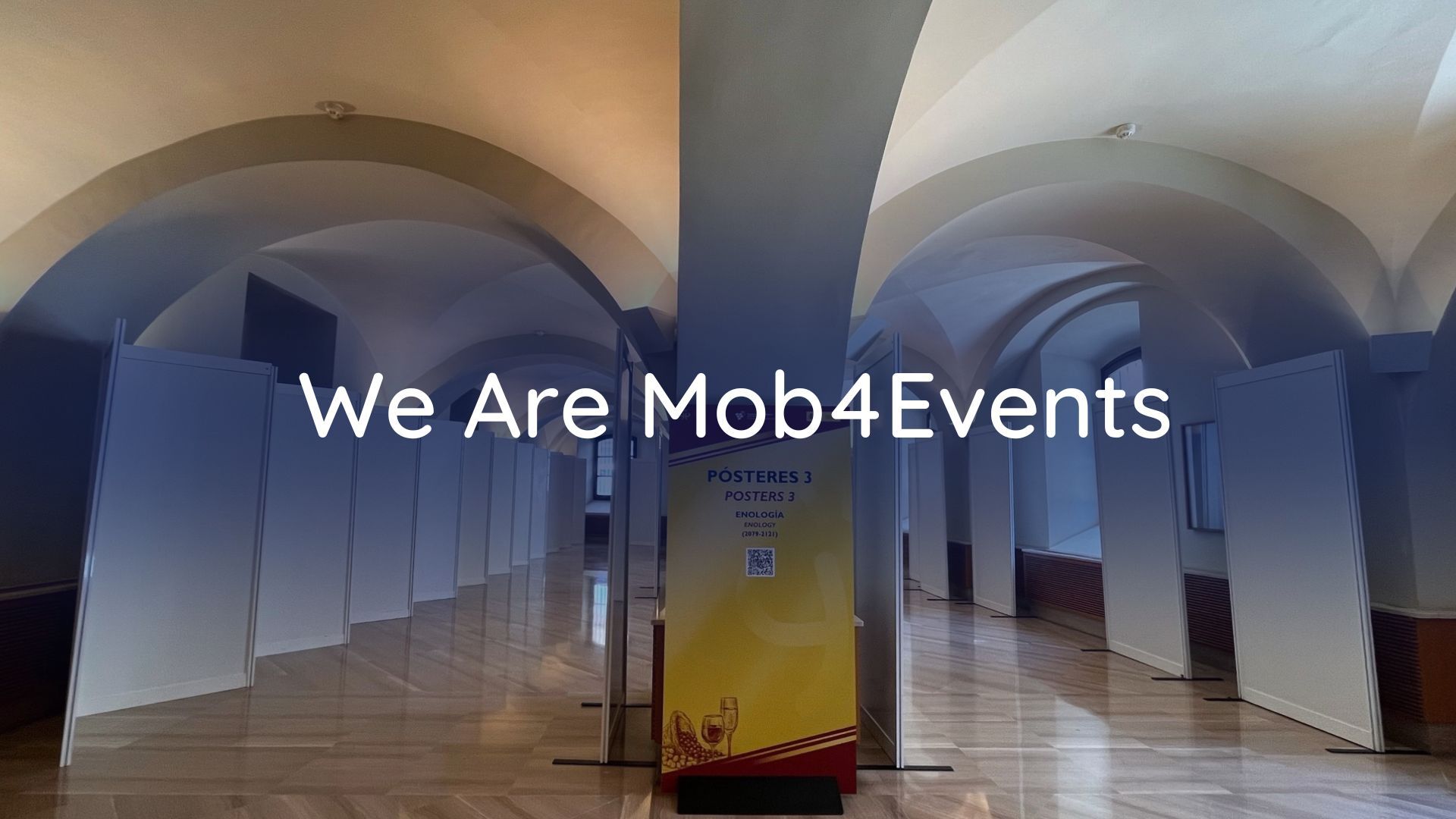 2 paneles y posters para eventos
